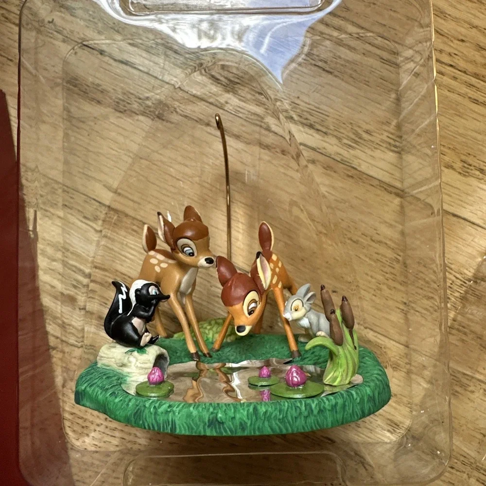 New 2004 Hallmark Disney Bambi & Friends Thumper Flower Faline Pond Ornament